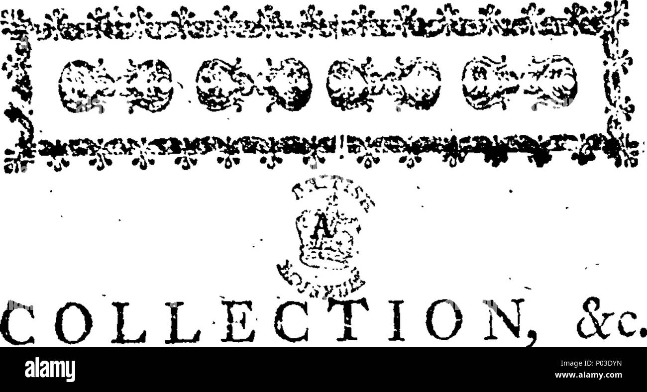 . Inglese: Fleuron dal libro: una scelta raccolta di canti natalizi. No. 1. Contenenti, 1. Non avete sentito parlare del nostro Salvatore d'amore, ... 5. Il giorno di Natale tutti i cristiani a cantare. 35 UNA SCELTA raccolta di canti natalizi Fleuron T030605-4 Foto Stock