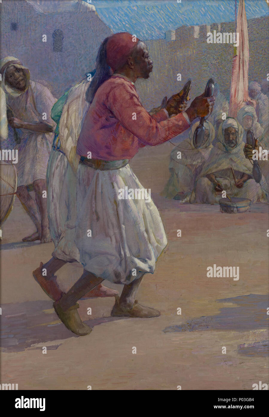 6 Abramo Hermanjat, Frammento de la Danse nègre FAH001525 Foto Stock