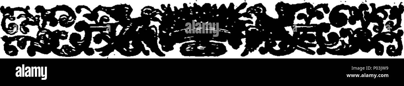 . Inglese: Fleuron dal libro: una raccolta di carte relative a Est India commercio: in cui sono shewn gli svantaggi di una nazione, confinando qualsiasi commercio a una azienda con per azioni. 45 Una raccolta di carte relative a Est India scambi- in cui sono shewn gli svantaggi di una nazione Fleuron T000057-12 Foto Stock