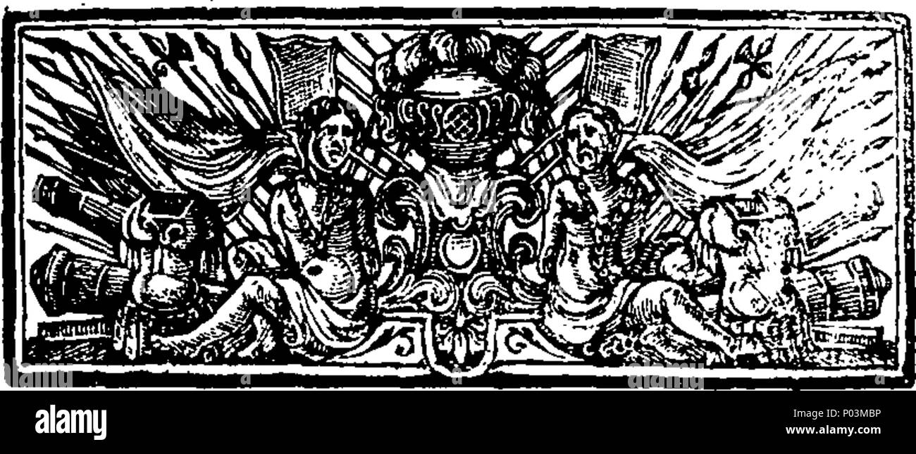 . Inglese: Fleuron dal libro: una collezione di Welsh viaggi e memorie del Galles. Contenenti I. Il britannico describ'd, o un viaggio per montaggio passante del Galles: essendo un piacevole rapporto di D-N S-t di viaggio di questo antico regno, e notevole dei passaggi che si verificano'd sulla strada. Anche la scelta di molte osservazioni e notevole commemorazioni, riguardante lo stato e lo stato, la natura, umori, modi, dogane, possente e azioni, di quel paese e il popolo. II. Un viaggio a North-Wales, da un barrister del tempio. III. Un funerale sermone, predicare'd dal pievano di Langwillin. IV. Muscipula; o il mouse gallese- Foto Stock