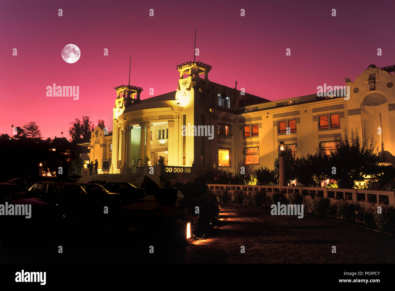 1992 storico Casinó Municipale di VINA DEL MAR IN CILE Foto Stock