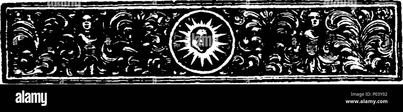. Inglese: Fleuron dal libro: un account completo delle cerimonie osservata nel incoronazioni dei re e delle Regine d'Inghilterra. Contenenti, I. La forma del Royal lettere di citazione, Inviato al peer e Peeresses, per assistere alla solennità dell'incoronazione. II. La normale disposizione del cavallo e Foot-Guards, e le loro rispettive abitudini, parate e stazioni sulla Coronation-Day. III. Il Apparelling Robing e del re e della regina e le loro maestà la riparazione per Westminster-Hall. IV. Il marshalling e conduce in Westminster-Hall, le numerose persone che vengono a marzo in th Foto Stock