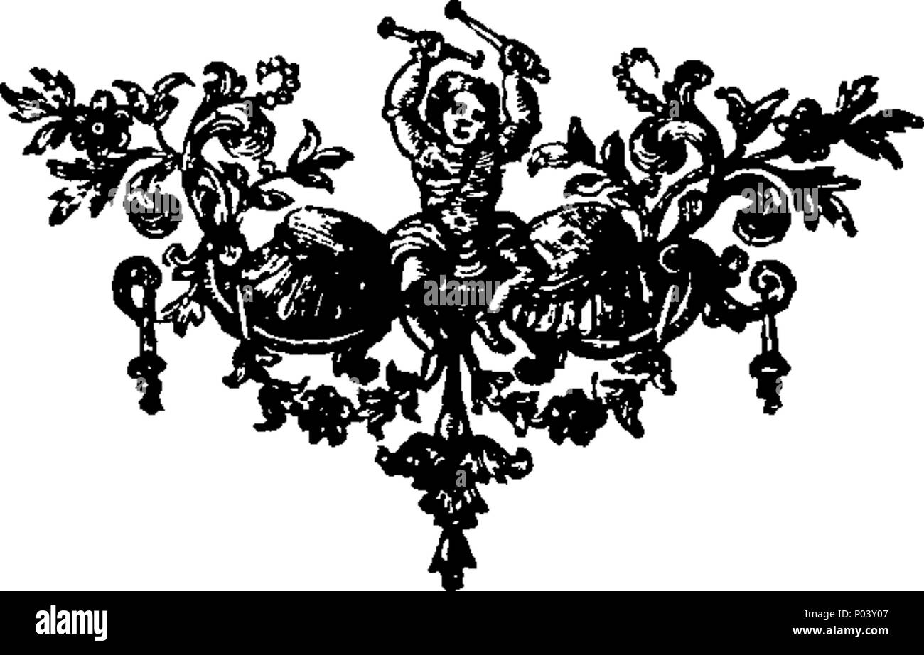 . Inglese: Fleuron dal libro: un account completo delle cerimonie osservata nel incoronazioni dei re e delle Regine d'Inghilterra. Contenenti, I. La forma del Royal lettere di citazione, Inviato al peer e Peeresses, per assistere alla solennità dell'incoronazione. II. La normale disposizione del cavallo e Foot-Guards, e le loro rispettive abitudini, parate e stazioni sulla Coronation-Day. III. Il Apparelling Robing e del re e della regina e le loro maestà la riparazione per Westminster-Hall. IV. Il marshalling e conduce in Westminster-Hall, le numerose persone che vengono a marzo in th Foto Stock