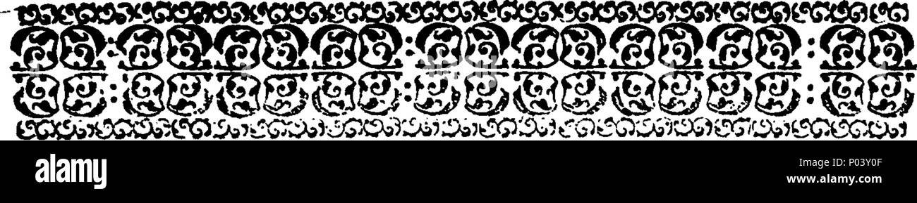 . Inglese: Fleuron dal libro: un account completo delle cerimonie osservata nel incoronazioni dei re e delle Regine d'Inghilterra. Contenenti, I. La forma del royal lettere di citazione, Inviato al peer e Peeresses, per assistere alla solennità dell'incoronazione. II. La normale disposizione del cavallo e Foot-Guards, e i loro rispettivi. Abitudini, parate, e stazioni sulla Coronation-Day. III. Il Apparelling Robing e del re e della regina e le loro maestà la riparazione per Westminster-Hall. IV. Il marshalling e conduce in Westminster-Hall, le numerose persone che vengono a marzo in t Foto Stock