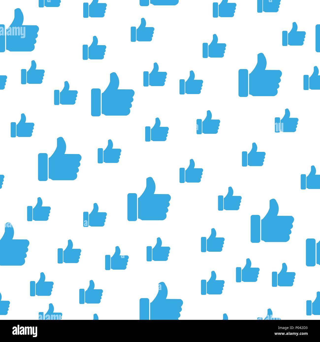 Sfondo senza soluzione di continuità con le mani e le dita le icone per il tuo design Illustrazione Vettoriale