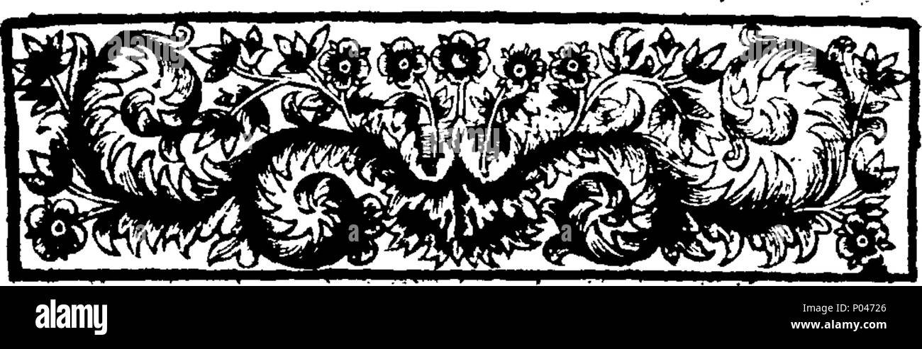 . Inglese: Fleuron dal libro: A compleat storia dell Europa: o, una vista dei loro affari, civile e militare, per l'anno 1711. Contenente tutte le publick e operazioni segrete in essa circa una pace e in caso contrario; le varie misure adottate dalla Francia per una monarchia universale e a schiavizzare i suoi vicini di casa; le guerre in Italia, Turchia, Moscovia, Paesi Bassi, Spagna, Germania, Pomerania, &c. Intermix'd con una grande varietà di documenti originali, Lettere, memorie, trattati, &c. Molti dei quali mai prima realizzato Publick. Con il remarkables dell'anno; compresa la vita di alcuni eminenti persona Foto Stock