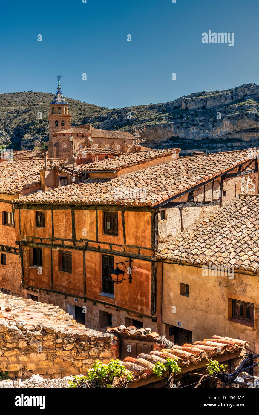 Albarracin, Aragona, Spagna Foto Stock