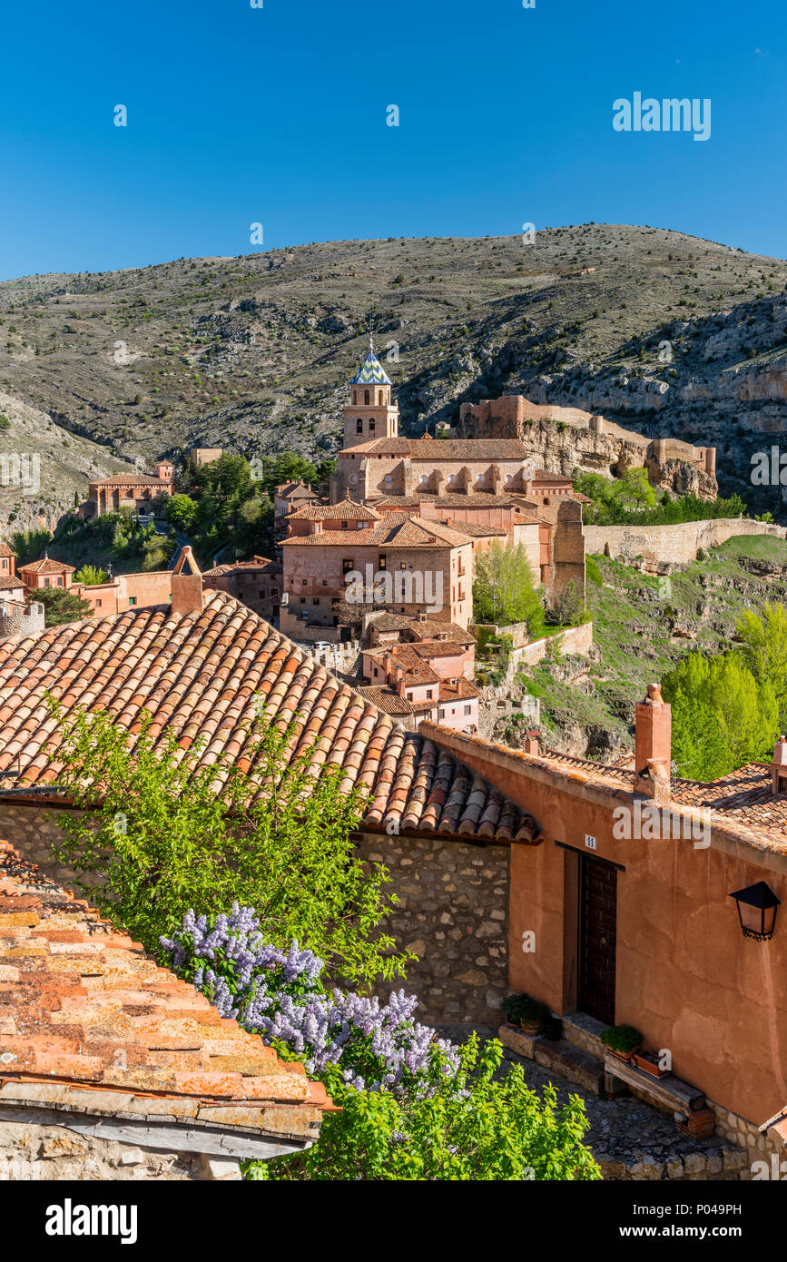 Albarracin, Aragona, Spagna Foto Stock