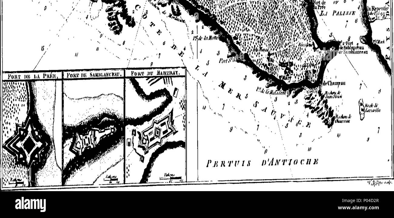 Inglese Fleuron Dal Libro Una Descrizione Delle Parti Marittime Della Francia Contenente Un Particolare Conto Di