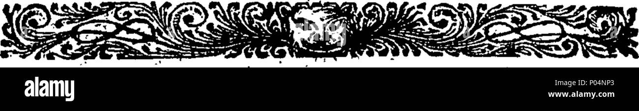 . Inglese: Fleuron dal libro: Una compendiosa vista di motivi di religione, sia naturali che rivelano'd: in due tesi di laurea. I. annunziando, che la religione naturale e la Rivelazione cristiana, rispetto alla testimonianza nata da miracoli, stand sia di 'em su uno e lo stesso fondamento; e che la religione naturale non ha sul quale supporto per sé se il Cristianesimo è mal collegato a massa. II. Al momento gli ebrei, al momento il nostro Salvatore ha agito publickly come messaggero di Dio, rispetto alla loro credulità o la diffidenza nel credere. Da Thomas Seaton, M. A. Vicario di Raunston e cappellano all'orecchio Foto Stock