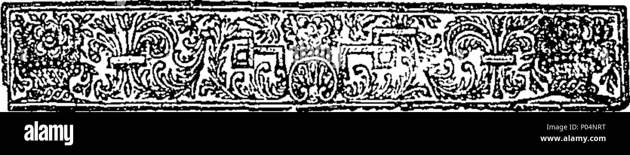 . Inglese: Fleuron dal libro: Una compendiosa modo di insegnare e di antiche lingue moderne, precedentemente praticato dai imparato Tanaquil Faber, nell educazione di uno dei suoi figli ... 57 UNA compendiosa modo di insegnare e di antiche lingue moderne, precedentemente praticato dai imparato Tanaquil Faber, nell educazione di uno dei suoi figli - Fleuron T066511-22 Foto Stock