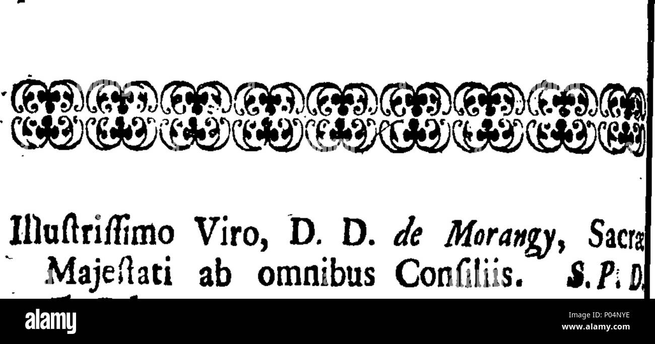 . Inglese: Fleuron dal libro: Una compendiosa modo di insegnare le lingue apprese e alcune delle scienze liberale al tempo stesso; noi saremmo in precedenza da Tanaquil Faber, nell insegnamento di uno dei suoi figli e la famosa signora Dacier, sua figlia. Fatto fuori del francese. E (con alcune modifiche) ultimamente provare'd a Londra con successo, sulla gioventù ora uno studente in una celebre università. Proporre'd alla considerazione dei genitori e tutori dei bambini. Al quale è allegato'd, il sig. Locke la sentenza di esercizi di latino. 58 UNA compendiosa modo di insegnare le lingue apprese Fleuron T146871-5 Foto Stock