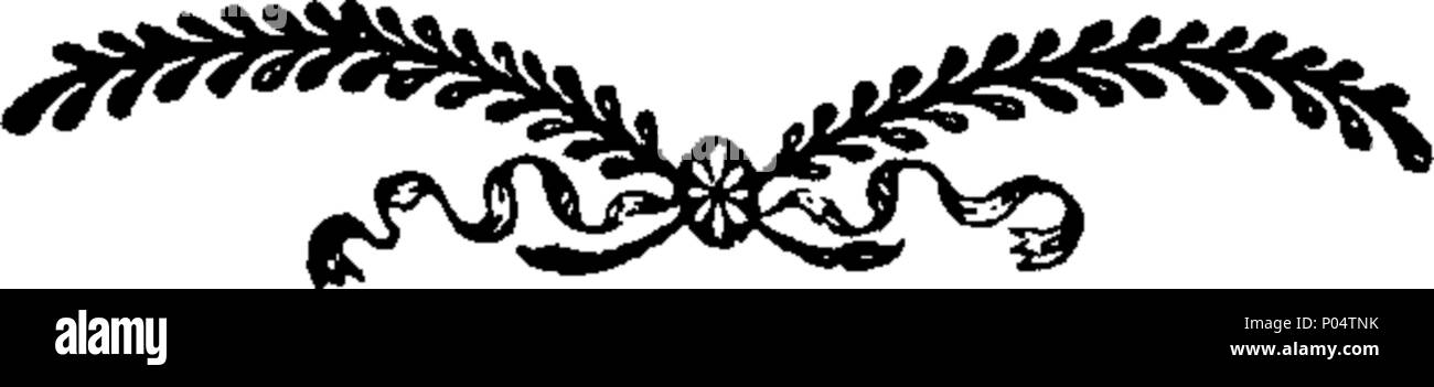 . Inglese: Fleuron dal libro: un sistema completo di astronomia; dal Rev. S. Vince, A.M. F.R.S. Plumian professore di astronomia e di filosofia sperimentale all'Università di Cambridge. ... 69 Un sistema completo di astronomia; dalla Rev Fleuron T153845-13 Foto Stock