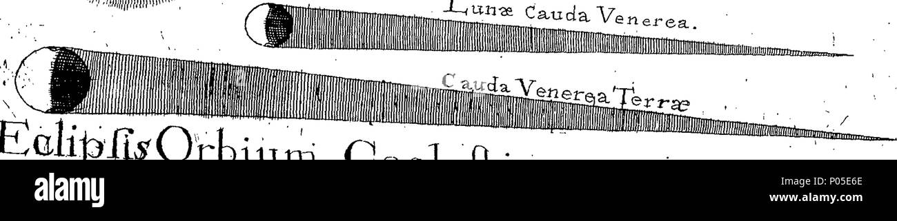 . Inglese: Fleuron dal libro: un curioso insolito conto della grande eclissi di luna, il 10 ottobre 1725. Con una nuova teoria di tutte le sfere nel cielo delle stelle, della terra e delle stelle fisse o Suns concordando con la scrittura, amore, Motivo, arte e natura. Con le avventure poetiche e le transazioni di cinque mesi e giorni dispari, &c. presso la sede rurale di Monsieur de L'Aron, in un paese ricco di vino, olio di oliva e miele, carne, pesce, Wild-Fowl e specialità di carne di cervo, &c. &C. &C. 78 un curioso insolito conto della grande eclissi di luna, Ottobre 10th, 1725 Fleuron Foto Stock