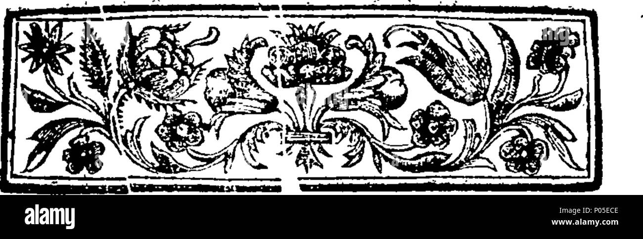 . Inglese: Fleuron dal libro: una dedizione di un grande uomo, concernente le dediche. Scoprire, tra gli altri meravigliosi segreti, quale sarà presente la postura degli affari di un migliaio di anni quindi. 79 Una dedica ad un grande uomo, concernente le dediche Fleuron N000368-3 Foto Stock