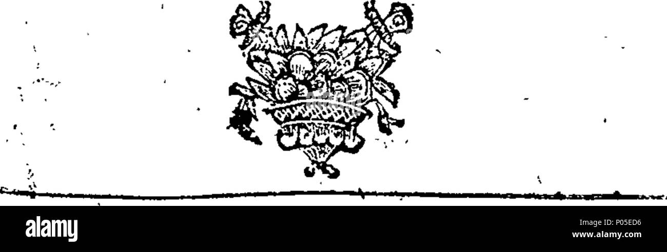 . Inglese: Fleuron dal libro: una difesa di un libro ultimamente ri-stampati a Boston, entituled, una modesta prova dell'ordine e di governo stabilirono da Cristo e dai suoi apostoli nella chiesa. In risposta a un libro entituled, sobrio commento sulla prova di modesto, &c. In una lettera ad un amico. [Una riga da numeri. 79 A difesa di un libro ultimamente ri-stampati a Boston Fleuron W037890-1 Foto Stock