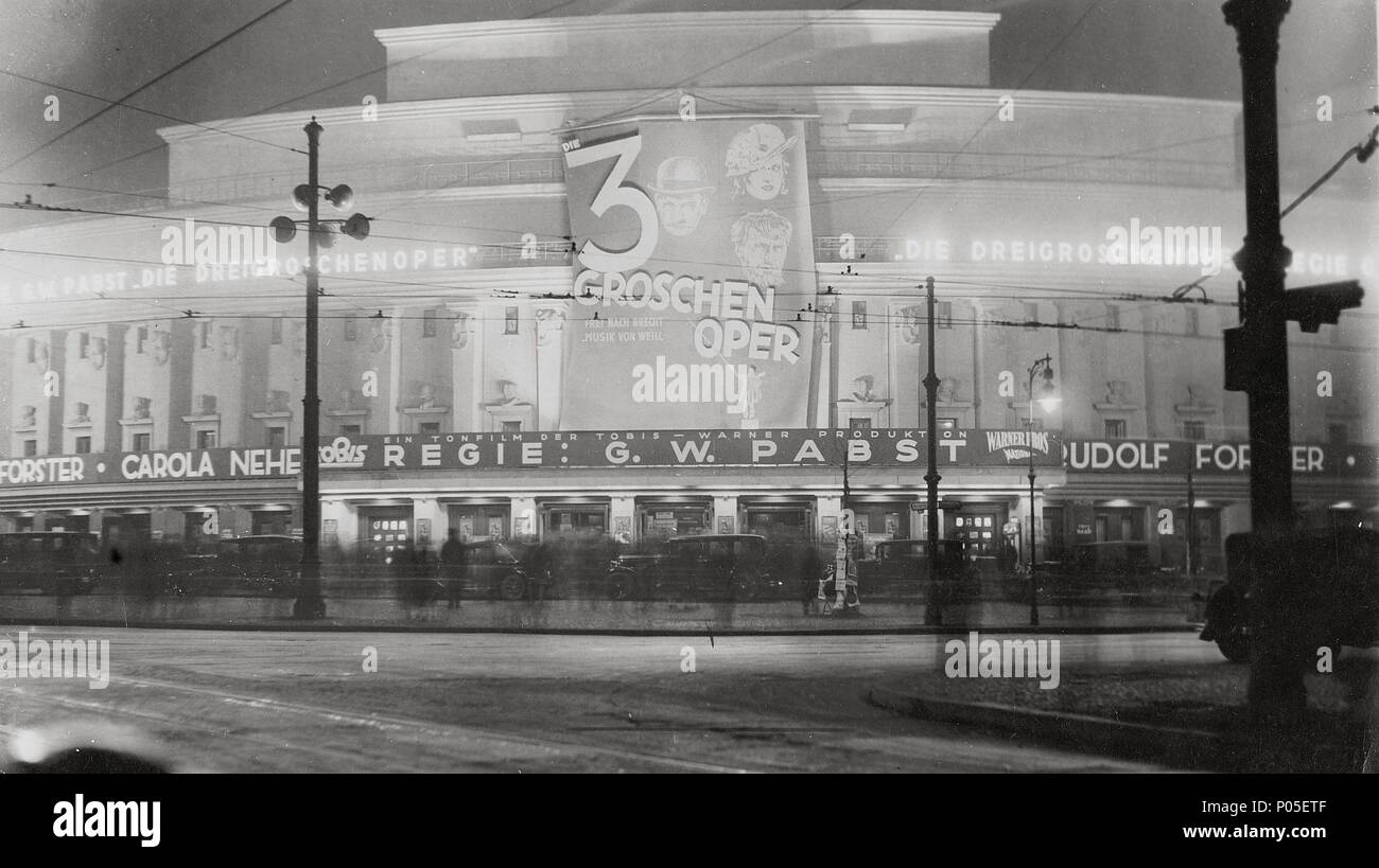 Pellicola originale titolo: DREIGROSCHENOPER, die. Titolo inglese: Beggar's Opera. Regista: Georg Wilhelm PABST. Anno: 1931. Credito: Cortesía Album Foto Stock