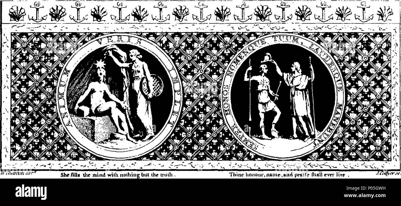 Inglese Fleuron Dal Libro Una Descrizione Del Freedom Box Votato Dalla Citta Di Londra All On