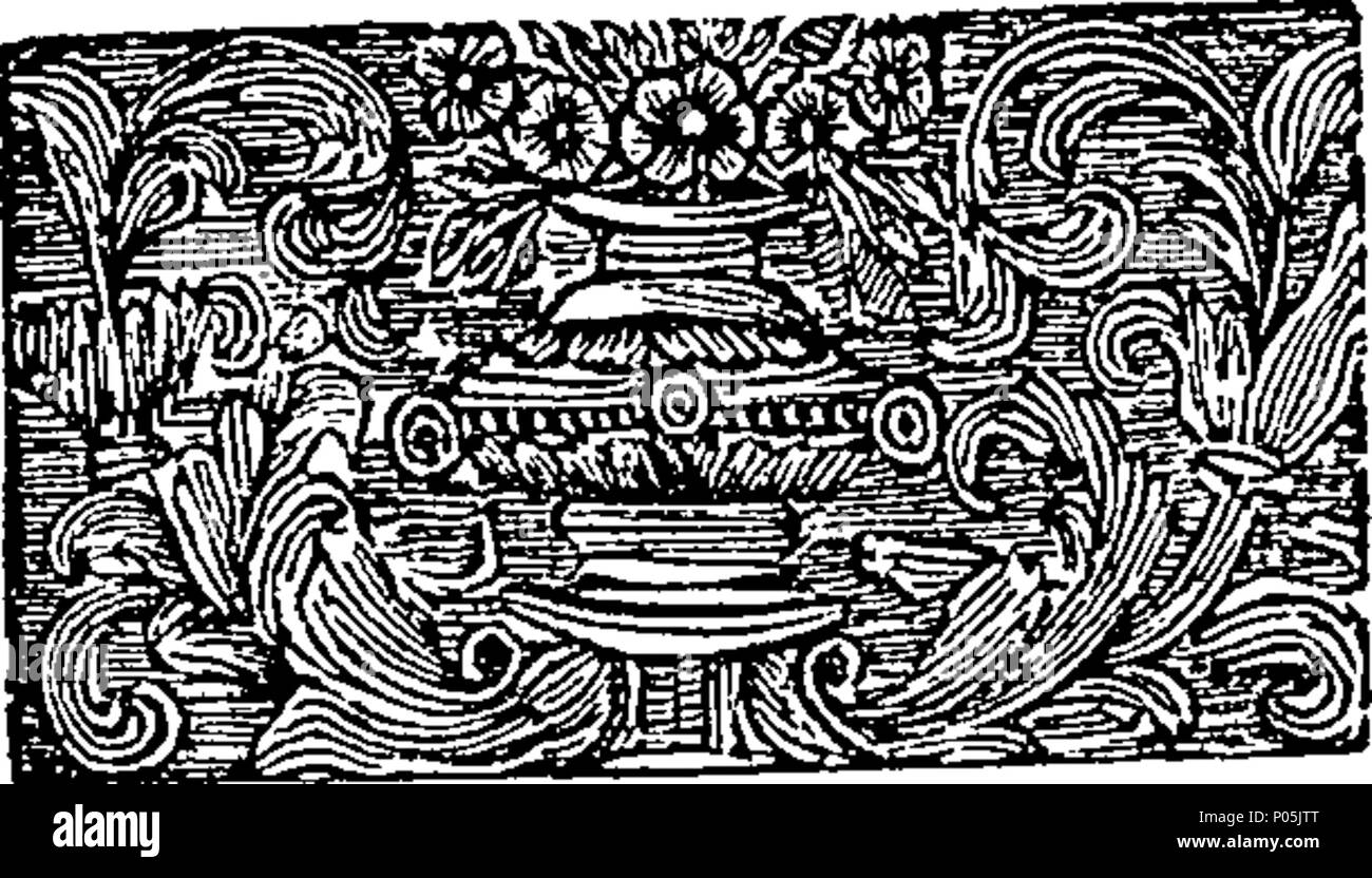 . Inglese: Fleuron dal libro: un discorso concernente la preghiera publick; annunziando, che un set-forma o liturgia della preghiera è conveniente nel publick culto di Dio. Da W. Irwin. 90 un discorso concernente la preghiera publick; annunziando, che un set-forma o liturgia della preghiera è conveniente nel publick culto di Dio Fleuron T124699-1 Foto Stock