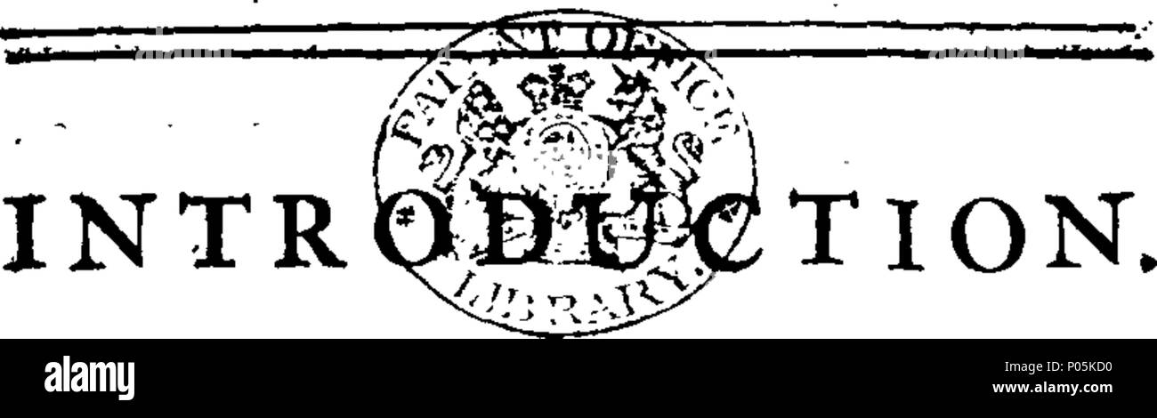 . Inglese: Fleuron dal libro: un discorso per quanto riguarda la natura e la certezza di Sir Isaac Newton di metodi fluxions, e di innescare e ultimate rapporti. Da Benjamin Robins, F.R.S. 91 un discorso per quanto riguarda la natura e la certezza di Sir Isaac Newton di metodi fluxions, e di innescare e ultimate rapporti T Fleuron122535-1 Foto Stock