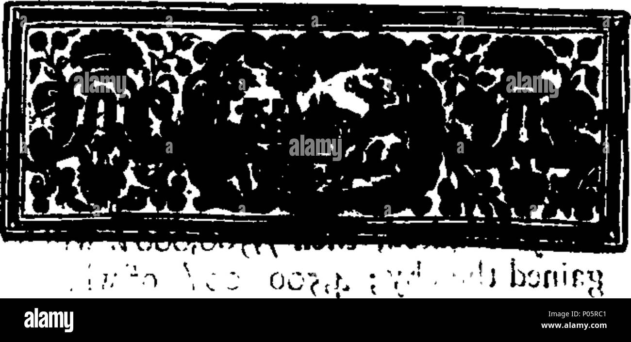 . Inglese: Fleuron dal libro: un ulteriore esame e spiegazione del South-Sea Società del regime. Annunziando, che non è l' interesse della società South-Sea per offrire la Annuitants termini quali possono indurre questi ultimi a venire in; e che la proposta della Banca ha più probabilità di essere accettati dalla annuitonts e il publick non deluso. 98 un ulteriore esame e spiegazione del South-Sea Società del regime T Fleuron035396-3 Foto Stock