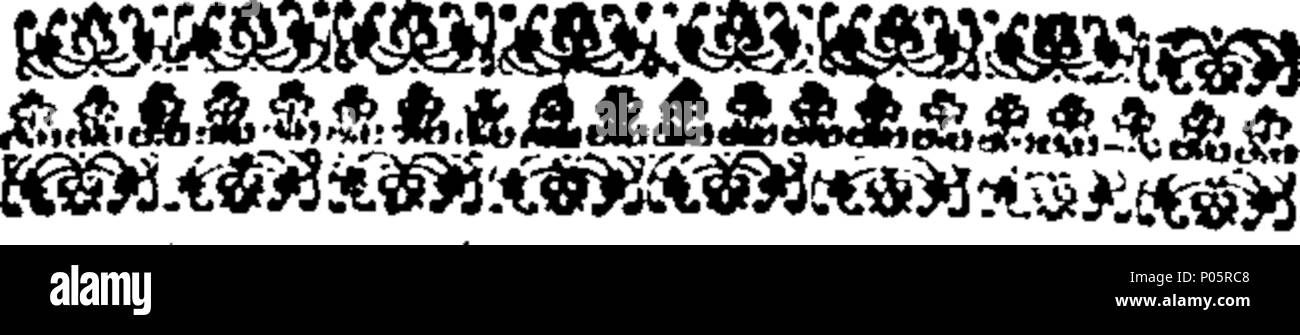 . Inglese: Fleuron dal libro: un ulteriore esame e spiegazione del South-Sea Società del regime. Annunziando, che non è l' interesse della società South-Sea per offrire la Annuitants termini quali possono indurre questi ultimi a venire in; e che la proposta della Banca ha più probabilità di essere accettati dalla annuitonts e il publick non deluso. 98 un ulteriore esame e spiegazione del South-Sea Società del regime T Fleuron035396-6 Foto Stock