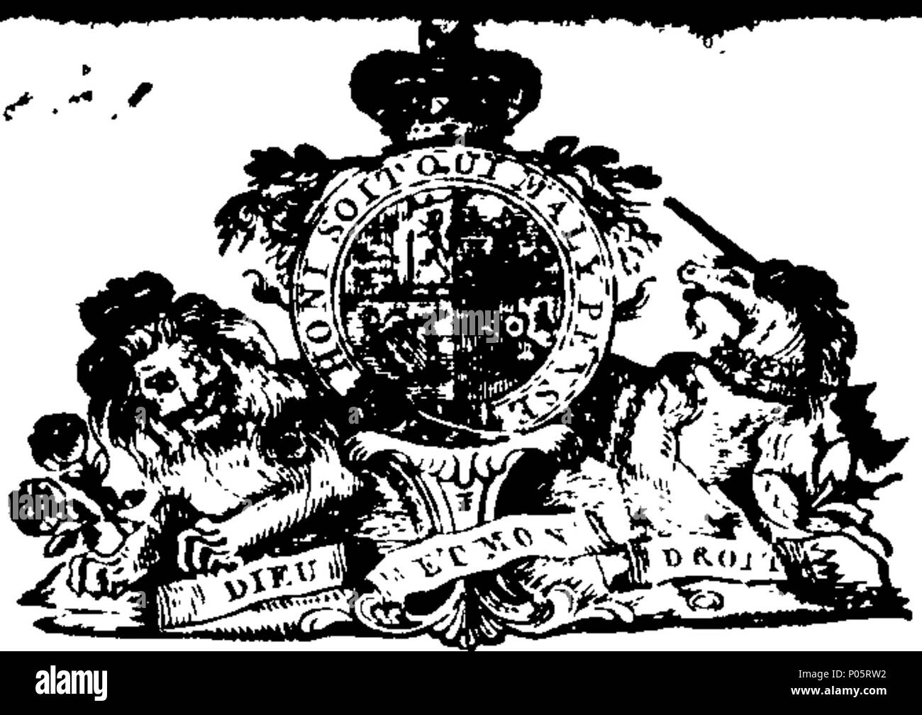 . Inglese: Fleuron dal libro: una forma di preghiera e di azione di rendimento di grazie a Dio onnipotente; per essere utilizzati in tutte le chiese e cappelle in tutta l'Inghilterra, il Galles e la città di Berwick upon Tweed, martedì il diciannovesimo giorno del mese di dicembre, 1797, essendo il giorno designato dal suo Majestys Royal annuncio per una generale azione di rendimento di grazie a Dio onnipotente per il segnale di molti e importanti vittorie, ... 99 una forma di preghiera e di azione di rendimento di grazie a Dio onnipotente; per essere utilizzati in tutte le chiese e cappelle in tutta l'Inghilterra Fleuron T071344-1 Foto Stock