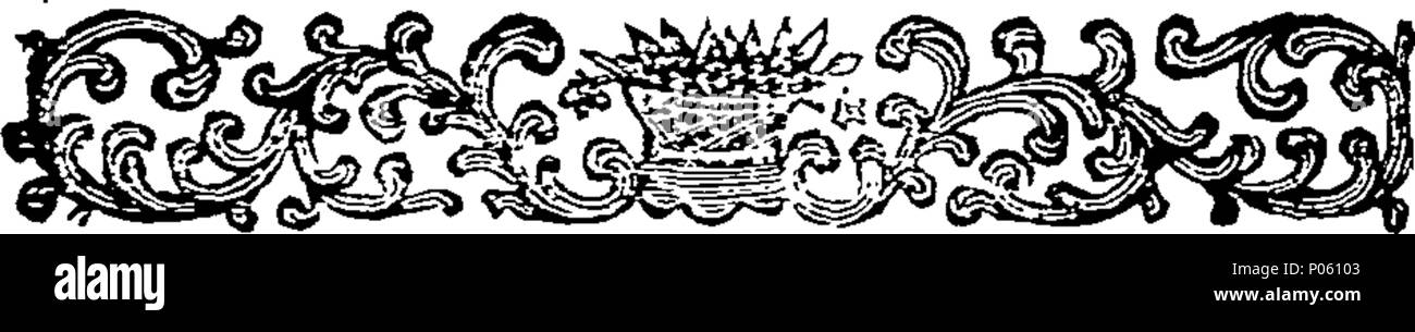. Inglese: Fleuron dal libro: una descrizione di tutte le contee in Inghilterra e nel Galles, contenente I. In quali diocesi, ... II. Mercato-città, market-giorni, ... A cui si aggiunge, i rivenditori di Pocket Companion. Contenenti tabelle ... 83 Una descrizione di tutte le contee in Inghilterra e nel Galles, CONTENENTE I Fleuron T065460-37 Foto Stock