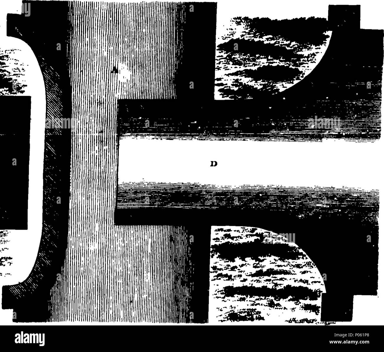 . Inglese: Fleuron dal libro: una descrizione del paese da trenta a quaranta miglia round Manchester; i materiali disposti, e l'opera composta da J. Aikin, M.D. Abbellito e illustrato con settanta-tre piastre. 84 Una descrizione del paese da trenta a quaranta miglia round Manchester; i materiali disposti, e l'opera composta da J Fleuron T085569-17 Foto Stock