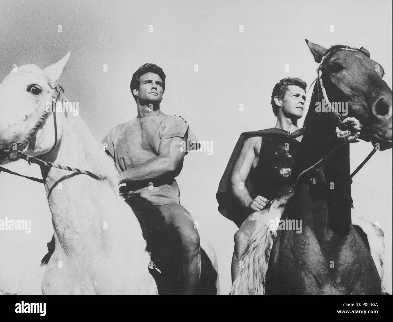 Pellicola originale titolo: Romolo e Remo. Titolo inglese: duello di titani. Regista: SERGIO CORBUCCI. Anno: 1961. Stelle: GORDON SCOTT; Steve Reeves. Foto Stock