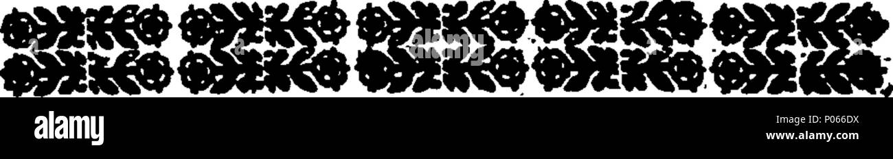 . Inglese: Fleuron dal libro: un discorso sugli scambi e le altre questioni ad esso relativo. Viz. Del commercio in generale: del commercio dell'Inghilterra: di allevamento e di alimentazione, dissodamento, mais, frutta, pesce, minerali, alberi, produce Sheep-Wool, Cotton-Wool. La canapa e lino: vetro, Earthen-Ware, seta, distillando: i grandi vantaggi di un universale banca nazionale hanno dimostrato: Sugar-Baking, tabacco, concia, Clock-Work, carta - Mulini, polvere - Mulini: metodo per migliorare la nostra fabbrica, da imploying i poveri: dei tribunali di mercanti, moneta d'argento: un metodo efficace per impedire il funzionamento della lana: dei nostri scambi commerciali a Foto Stock