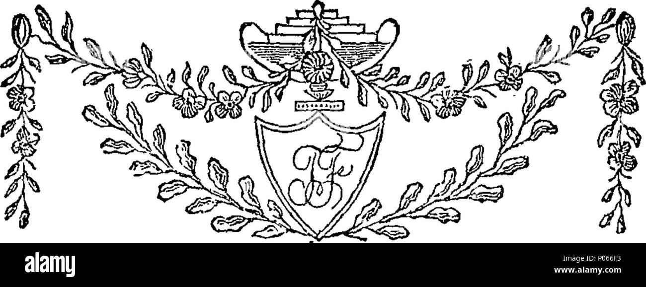 . Inglese: Fleuron dal libro: un discorso relativo al soggetto di animazione, consegnati prima della società umana del Commonwealth of Massachusetts, alla loro riunione semestrale Giugno 13th, 1797. Da Giovanni flotta, Jun. M.D. M.M.S. [Una riga epigramma Latino]. 94 un discorso relativo al soggetto di animazione Fleuron W020211-6 Foto Stock