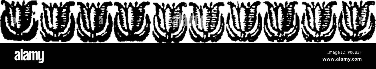 . Inglese: Fleuron dal libro: un discorso della gloria alla quale Dio vi ha chiamati i credenti in Gesù Cristo. Consegnati in alcuni sermoni fuori i Pet. V. Cap. 10 v. Insieme con una lettera in allegato. Entrambi da questa eminente & degno ministro del Vangelo, il sig. Jonathan Mitchel, fine pastore della chiesa a Cambridge in New-England. 92 un discorso della gloria alla quale Dio vi ha chiamati i credenti da Gesù Cristo Fleuron W020186-6 Foto Stock