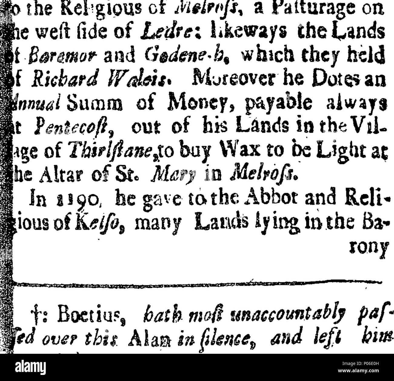 . Inglese: Fleuron dal libro: un albero genealogico e cenni storici del nome illustre di Stuart, dal primo originale, per l'adesione alla corona imperiale della Scozia. Essendo il lavoro Long-Expected di quel grande antiquario, David Symson, M. A. storiografo Royal per la Scozia. 102 Una genealogici e cenni storici del nome illustre di Stuart, dal primo originale, per l'adesione all'imperial crown of Scotland Fleuron T121795-2 Foto Stock