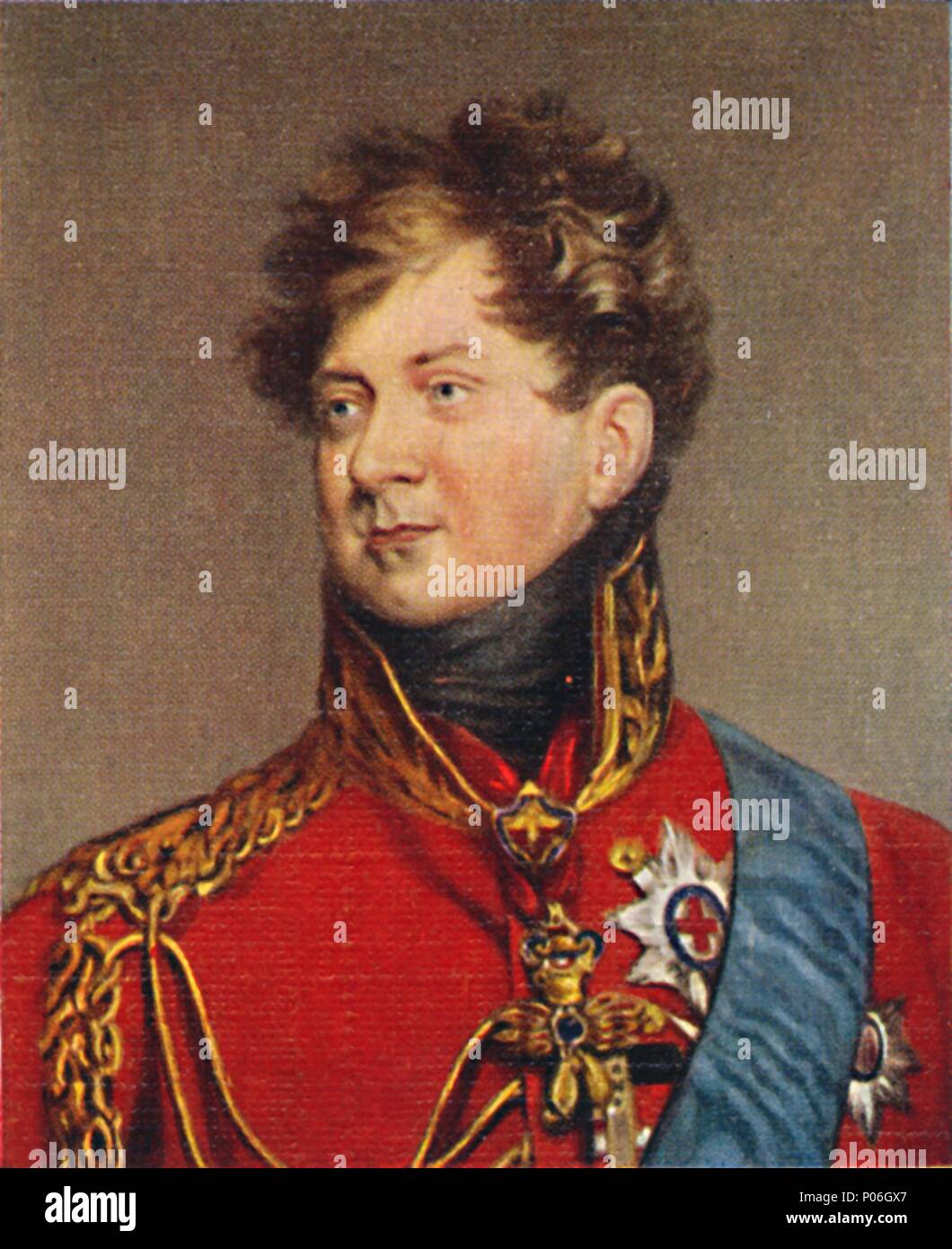 'George IV", 1935. Artista: sconosciuto. Foto Stock