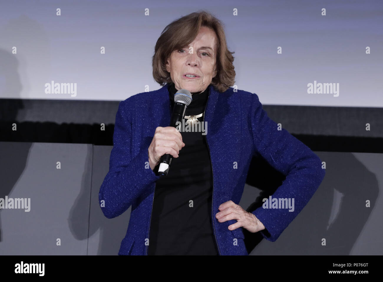 Nazioni Unite, New York, Stati Uniti d'America, 08 giugno 2018. 8 Giugno, 2018. Il biologo marino Sylvia Earle durante un panel di discussione tenutasi in occasione del mondiale degli oceani giorno. La discussione ha evidenziato il ruolo importante della gioventù e innovazione nelle soluzioni di indirizzamento verso la pulizia i nostri oceani oggi presso la sede delle Nazioni Unite a New York City.Foto: Luiz Rampelotto/EuropaNewswire Credito: Luiz Rampelotto/ZUMA filo/Alamy Live News Foto Stock