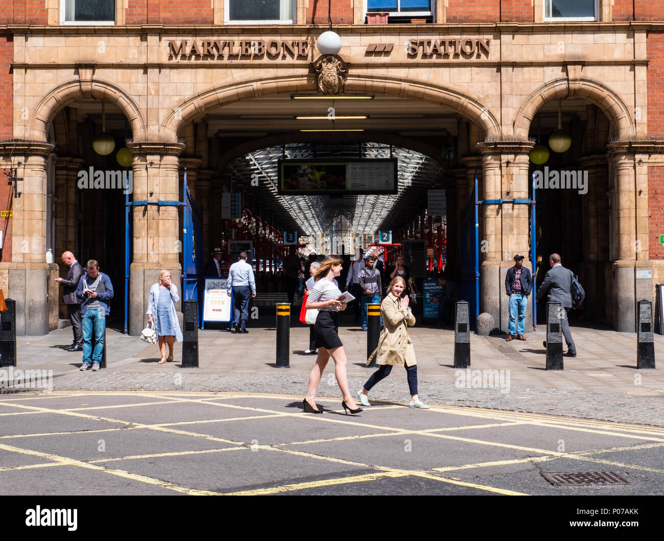 Marylebone stazione ferroviaria, City of Westminster, Londra, Regno Unito,GB. Foto Stock