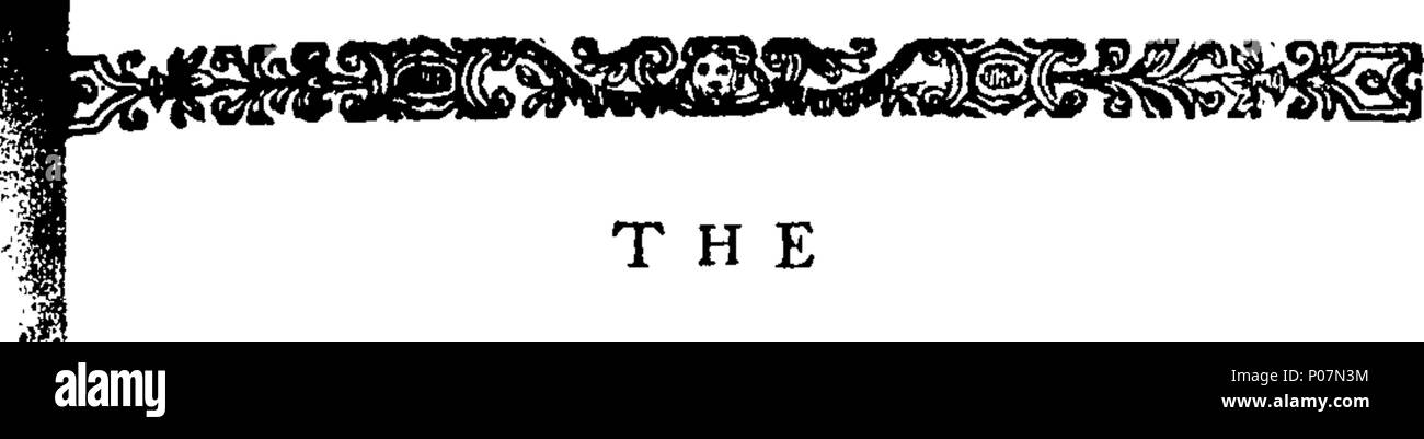 . Inglese: Fleuron dal libro: una vera storia di Nadir-Cha, presente Shah o imperatore della Persia, anticamente chiamata'd Thamas Kouli-Kan. Con un conto in particolare della sua conquista del Mogul del paese. Insieme con alcune lettere tra Nadir-Cha e il Gran Mogul, e da Nadir-Cha al suo figlio. Tradotto dall'originale manoscritto persiano in olandese, per ordine della onorevole John Albert Sechterman, Presidente olandese della fabbrica presso il Bengala, e ora fatto in Inglese. Con l introduzione di un Editor, contenente una descrizione e compendiosa storia della Persia e India. 110 Un autentico il suo Foto Stock