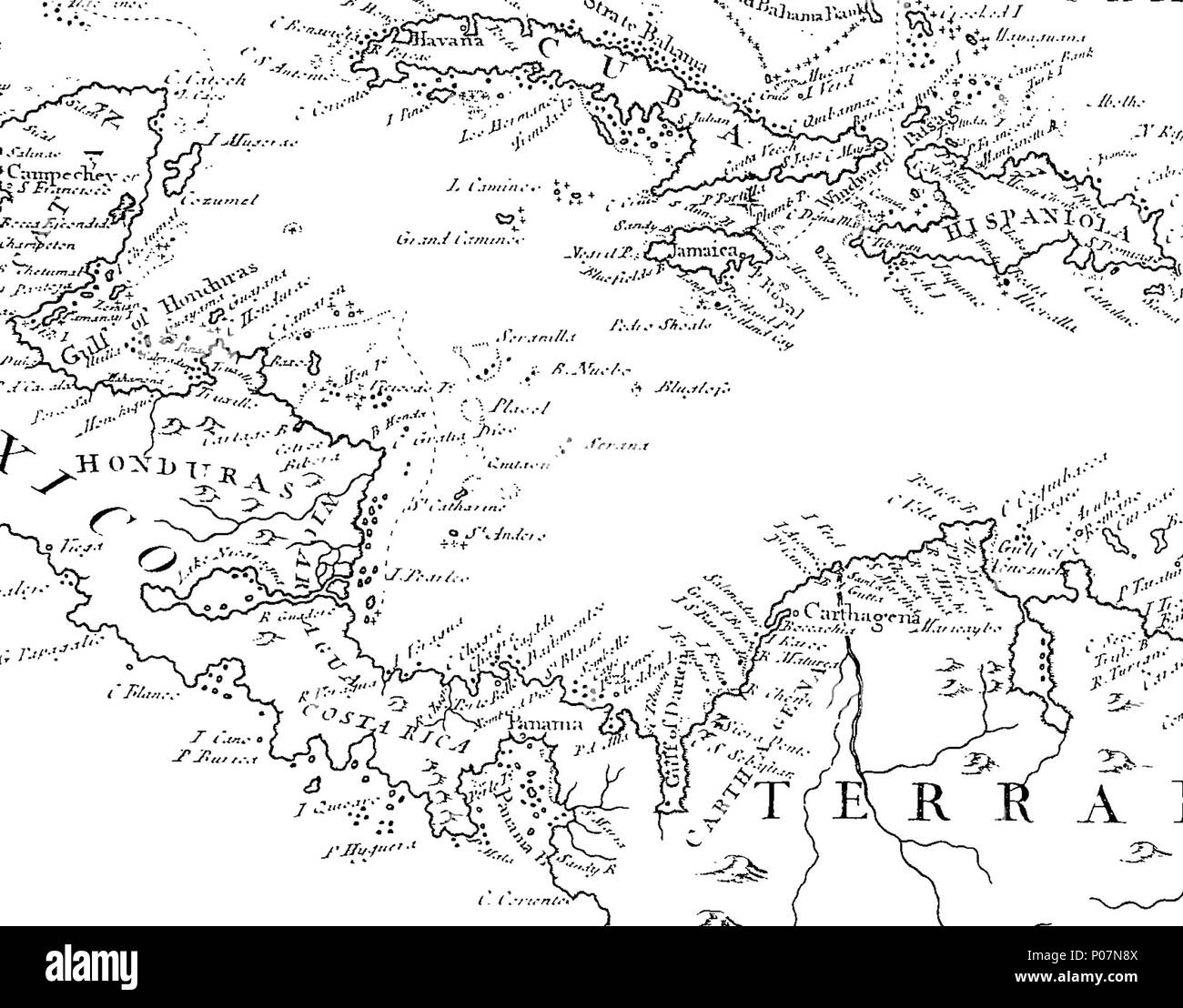 Inglese: fleuron dal libro: una descrizione geografica delle coste ... Descrizione di una foto in inglese