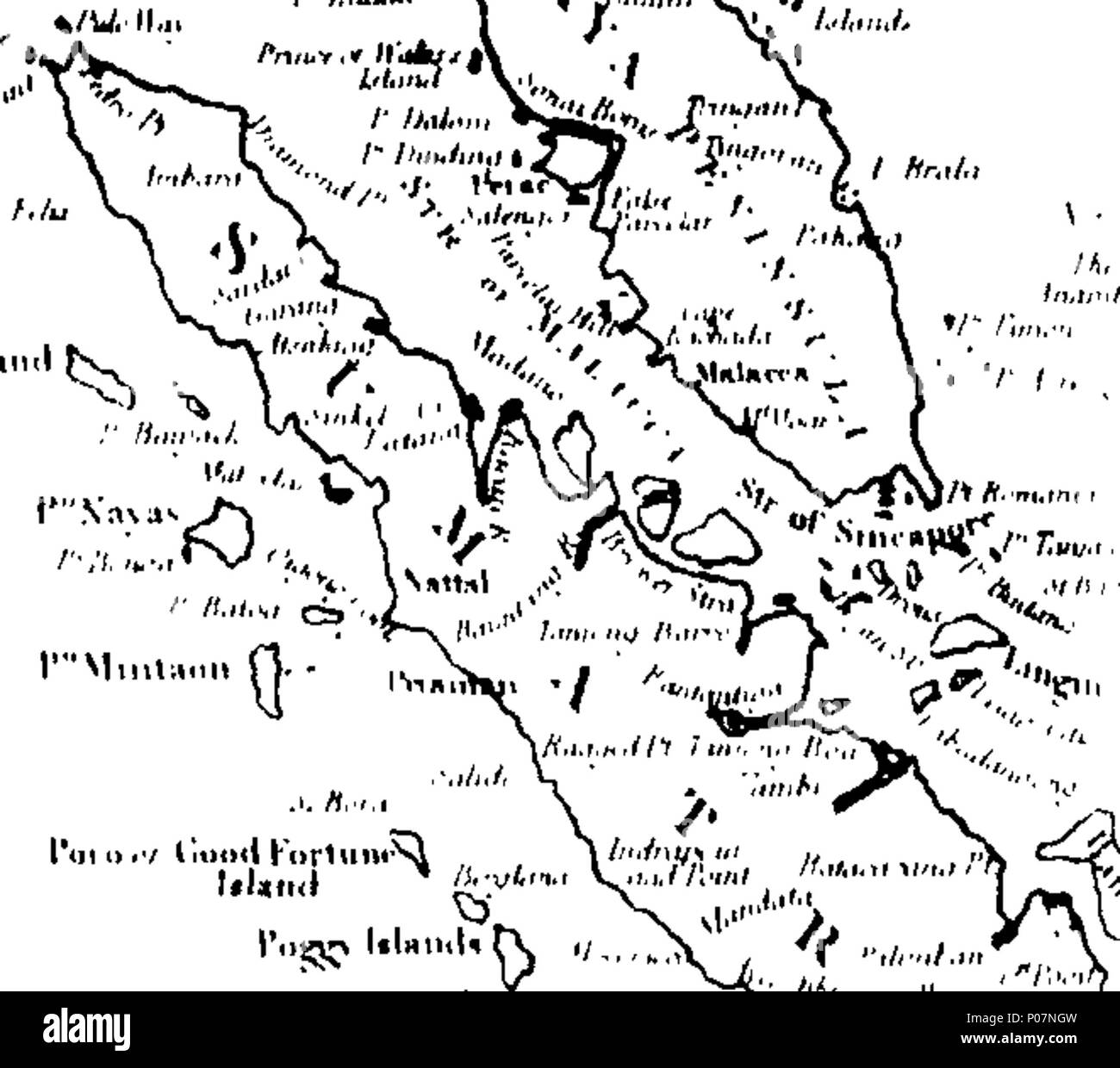 . Inglese: Fleuron dal libro: una grammatica della lingua malay, come parlato nella penisola di Malacca, nelle isole di Sumatra, Java, Borneo, Pulo Pinang, &c. &C. Compilato da Bowrey il dizionario e altri documenti autentici, manoscritti e stampati. Abbellito da una mappa. 111 una grammatica della lingua malay, come parlato nella penisola di Malacca, nelle isole di Sumatra, Java, Borneo, Pulo Pinang, etc Fleuron T099615-3 Foto Stock
