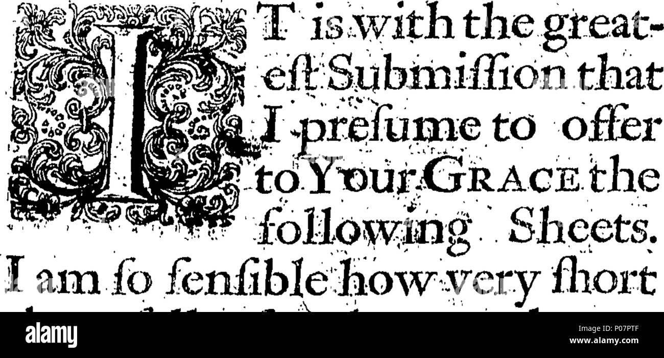 . Inglese: Fleuron dal libro: una storia di viaggi e viaggi di Capt. Nathaniel urante. Con i nuovi progetti della baia di Honduras e le isole Caribee; e particolarmente di Santa Lucia e il porto di La Petite Carenage; in cui le navi possono eseguire in caso di cattivo tempo e di essere al sicuro da tutti i venti e tempeste. Molto utile per i comandanti di navi che utilizzano le Isole Sottovento il commercio o la Giamaica. 114 Una storia di viaggi e viaggi di Capt Fleuron T098232-1 Foto Stock