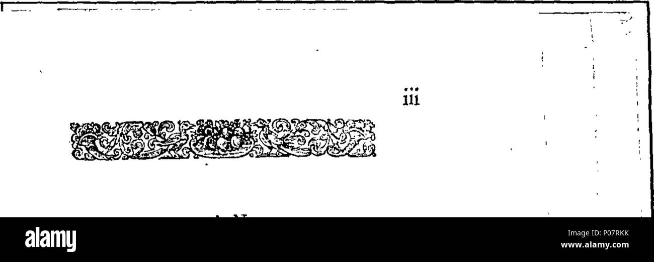 . Inglese: Fleuron dal libro: un viaggio da Londra a Scarborough, in numerose lettere da un gentleman vi, al suo amico a Londra. Lettera I. Il passaggio a Scarborough dal mare. Un conto di ciò che è più notevole il modo in là da terra e una descrizione di diverse città, villaggi, Gentlemen's sedili, &c. sulla strada, particolarmente Edmonton, Cheshunt, Ware, la testa New-River, Puckeridge, Gogmagog-Hills e Cambridge. Lettera II. St Ives, Godmanchester, Huntingdon, Stilton, Burleigh-House e Park, Stamford, Signore Gainsborough's sedile, il romano Fosseway, Grantham, Signore Tyrconnel S Foto Stock