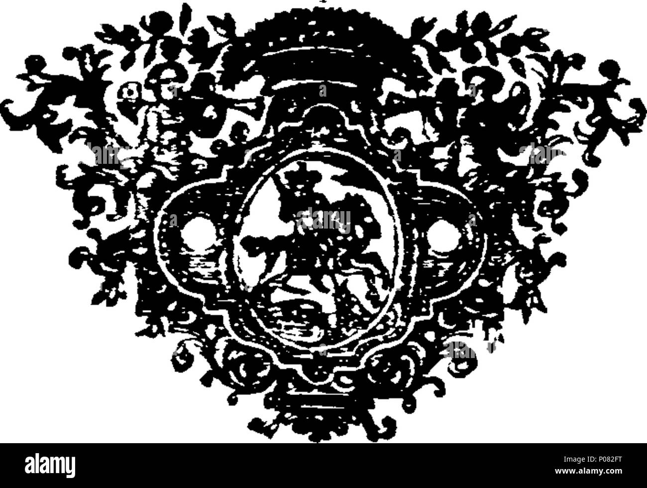 . Inglese: Fleuron dal libro: una lettera da parte di un membro della Camera dei Comuni per un gentleman senza porte, relativi al conto Peerage ultimamente portato nella camera dei Lords. Insieme con due interventi a favore e contro il disegno di legge, suppone di essere intervenuto in House of Commons. 119 una lettera da parte di un membro della Camera dei Comuni per un gentleman senza porte, relativi al conto Peerage ultimamente portato nella camera dei Lords Fleuron T037832-1 Foto Stock