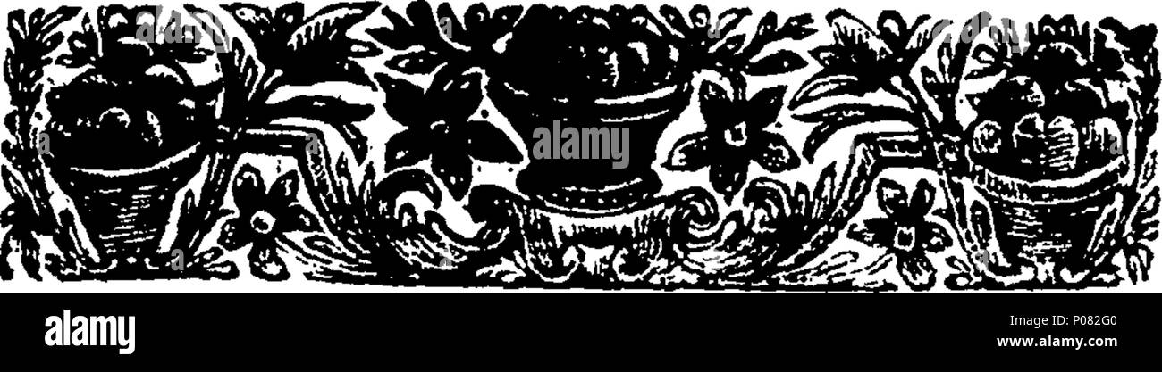 . Inglese: Fleuron dal libro: una lettera da parte di un membro della Camera dei Comuni per un vero-nato inglese della House of Lords; Anatomizing da dissezione e delineando alcune misure in ritardo. Con buon commento sull'applaudita Trattato di Vienna. 119 una lettera da parte di un membro della Camera dei Comuni per un vero-nato inglese della House of Lords; Anatomizing Fleuron N011267-1 Foto Stock