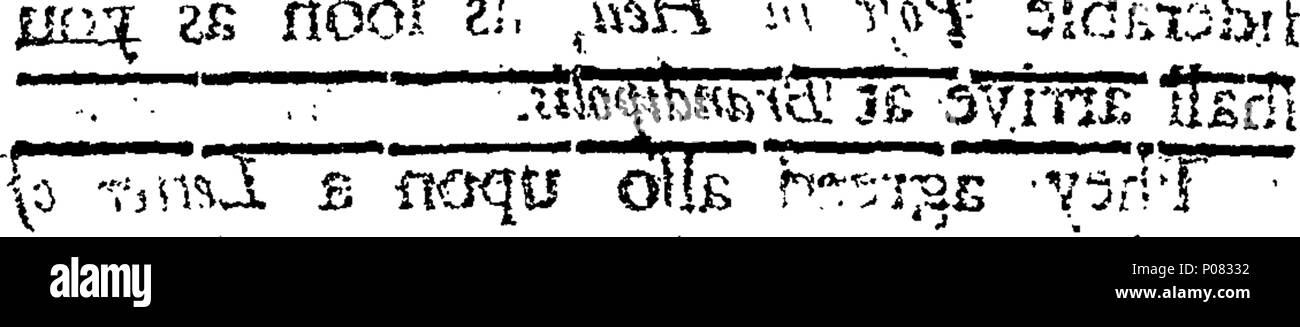 . Inglese: Fleuron dal libro: Consigli da sfumature di seguito. O; una lettera da Thomas Hobbs di Malmsbury, a suo fratello B---n H---DLY. A imitazione del Sig. Brown's lettere dalla morte alla vita. 269 Consigli da sfumature - al di sotto di T Fleuron167734-3 Foto Stock