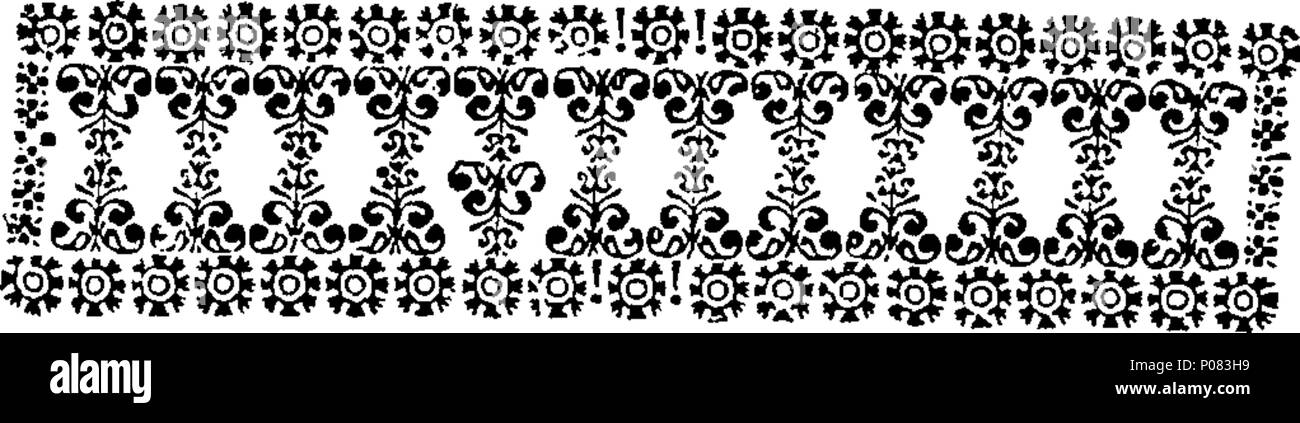 . Inglese: Fleuron dal libro: Avvocati per murther e ribellione, la peste del governo: essendo una risposta a due treasonable libels, ultimamente pubblicare'd; uno in difesa del murther del re Carlo I e l'altro, le ragioni per cui che abroga il veloce di quel giorno. Necessario per essere lette da tutti quelli che amano la vecchia Inghilterra. 270 avvocati per murther e ribellione Fleuron T167855-2 Foto Stock