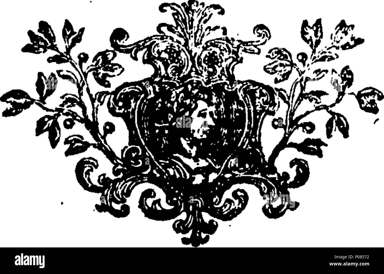 . Inglese: Fleuron dal libro: un elenco delle creazioni dei signori del Parlamento, dato che questa dignità è venuto a essere costituiti da lettere di brevetto, durante il regno di Re James VI. che sono o in archivi pubblici, o altrimenti incaricato dai brevetti stessi e altri buoni di autentica. 126 un elenco delle creazioni dei signori del Parlamento, dato che questa dignità è venuto a essere costituiti da lettere di brevetto, durante il regno di Re Giacomo VI Fleuron T084298-3 Foto Stock