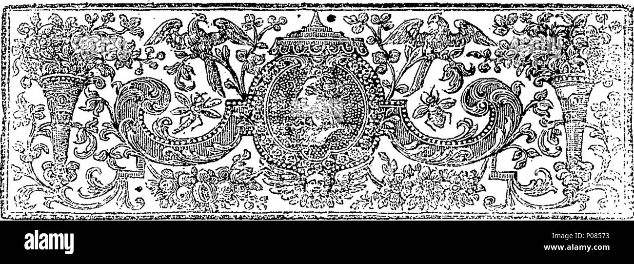 . Inglese: Fleuron dal libro: un elenco delle creazioni dei signori del Parlamento, dato che questa dignità è venuto a essere costituiti da lettere di brevetto, durante il regno di Re James VI. che sono o in archivi pubblici, o altrimenti incaricato dai brevetti stessi e altri buoni di autentica. 126 un elenco delle creazioni dei signori del Parlamento, dato che questa dignità è venuto a essere costituiti da lettere di brevetto, durante il regno di Re Giacomo VI Fleuron T145039-1 Foto Stock