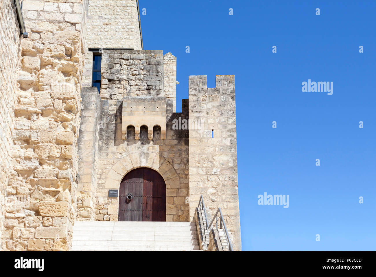 Castello, Castillo de Castellet, ospita Abertis Foundation,Centro Internazionale per il Mediterraneo riserva biosfera u Foto Stock