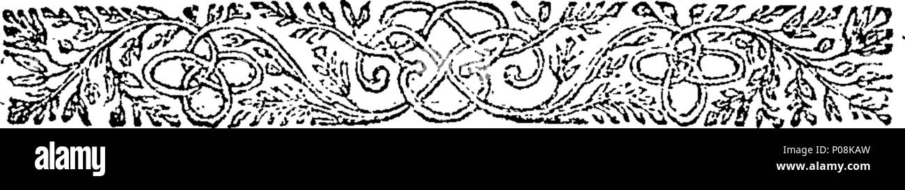 . Inglese: Fleuron dal libro: una lettera a un nobile Signore, occasione'd mediante il sequestro dei tre volumi del sig. Ker le memorie. Da un vero inglese senza travestimento. 122 lettera a un nobile Signore, occasione'd mediante il sequestro dei tre volumi del sig. Ker le memorie Fleuron N033605-1 Foto Stock